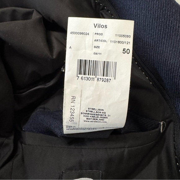 Strellson Vilos Blazer Navy Blue Jacket from Switzerland - Picture 11 of 13